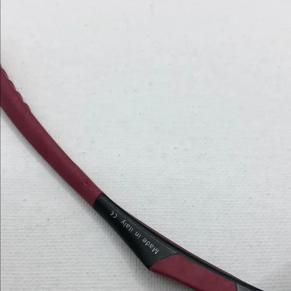 Bolle Clutch 10797 Sports Sunglasses Black Red Rimless Lightweight Polarized.